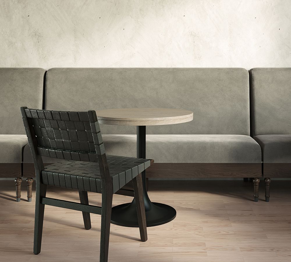 Hayworth Non-Tufted Upholstered Banquette by Pottery Barn