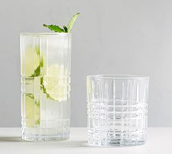 Plaid Cocktail Glasses