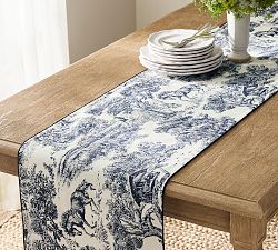 Brandon Maxwell Groveland Toile Reversible Table Runner