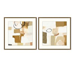 Painted Patchwork Framed Prints