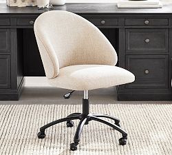 Ryker Upholstered Swivel Desk Chair