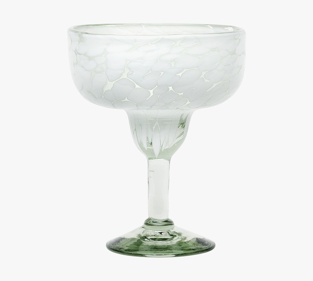 Jalisco Recycled Margarita Glasses - Set of 4 - Set of 4 - White
