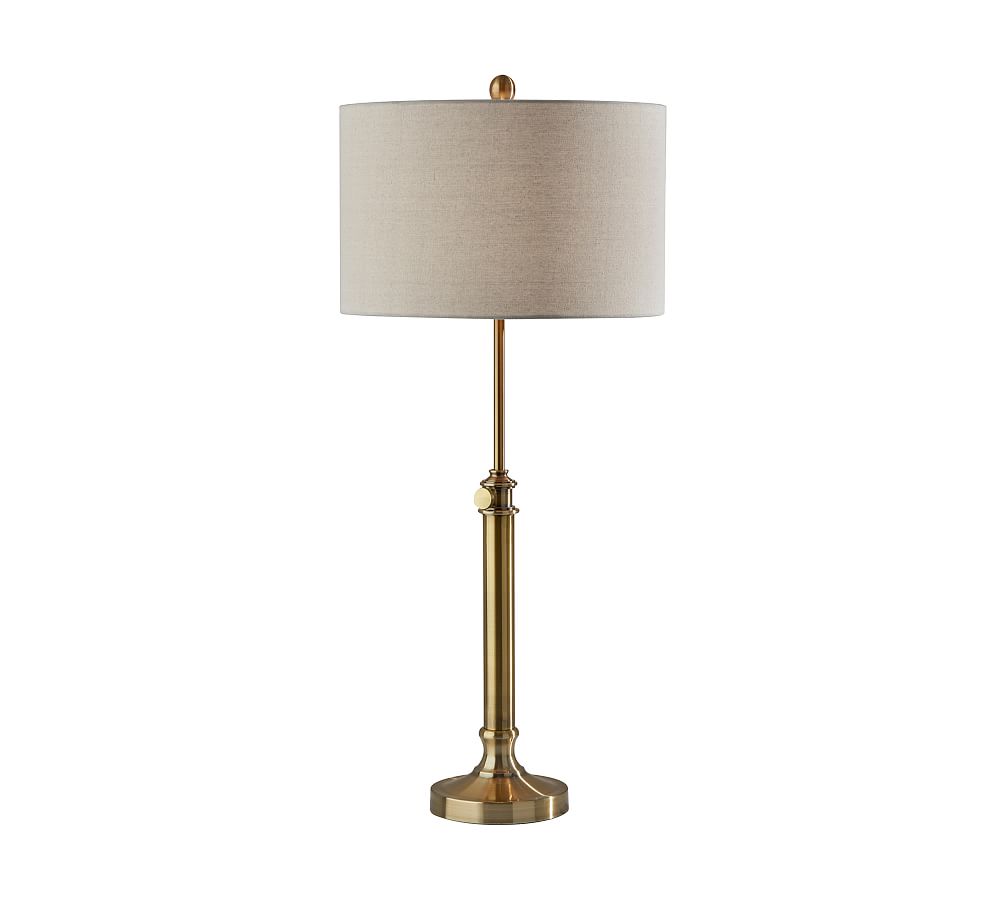 Fig Iron Adjustable Table Lamp (28") - Antique Brass