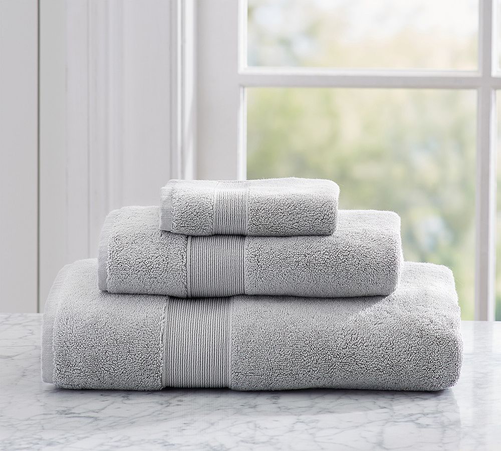 Classic Organic Towel - Gray Mist, Hand