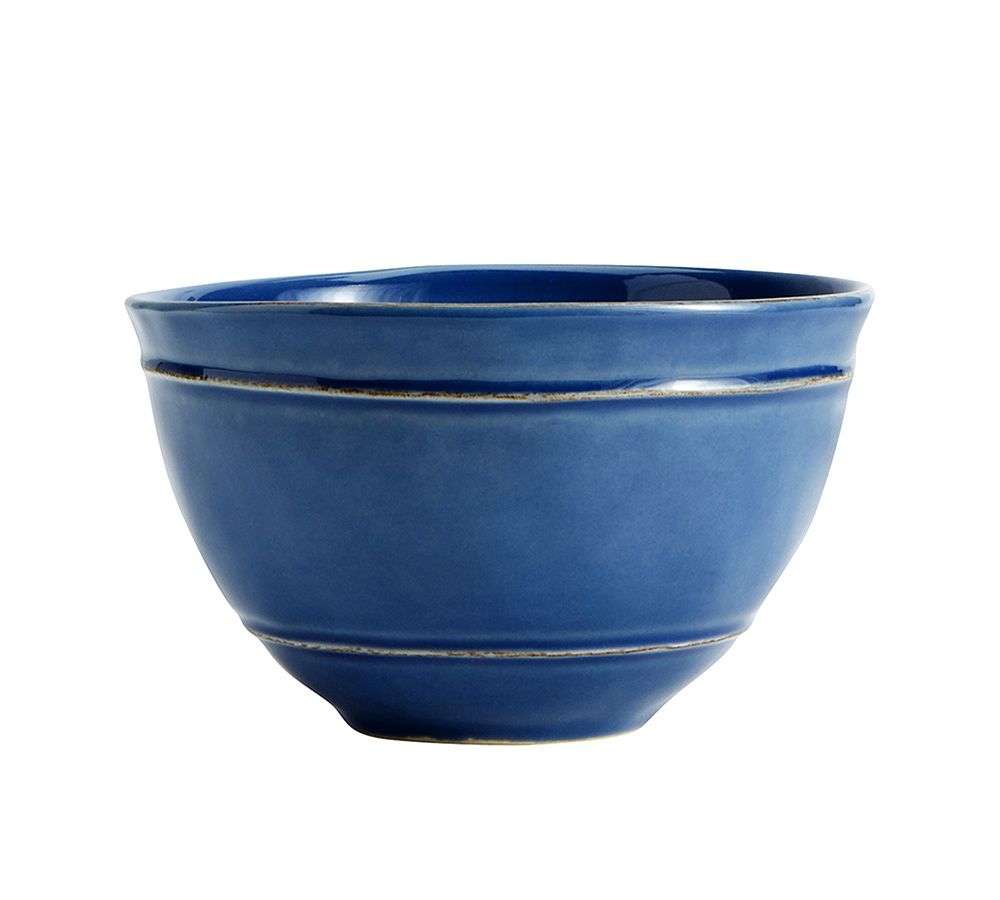 Cambria Handcrafted Stoneware Cereal Bowls - Set of 4 - Set of 4 - Ocean Blue