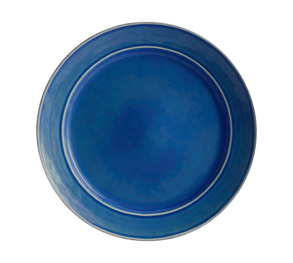 Cambria Handcrafted Stoneware Salad Plates - Set of 4 - Set of 4 - Ocean Blue