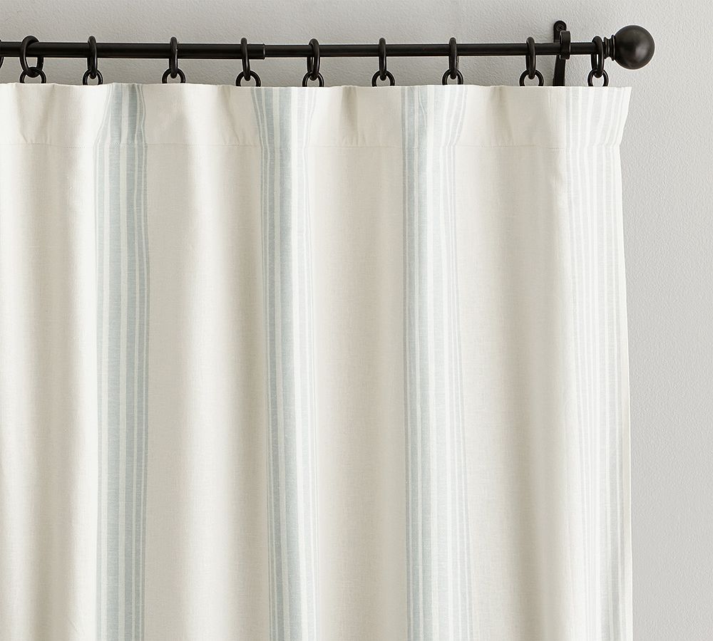 Riviera Striped Blackout Curtain