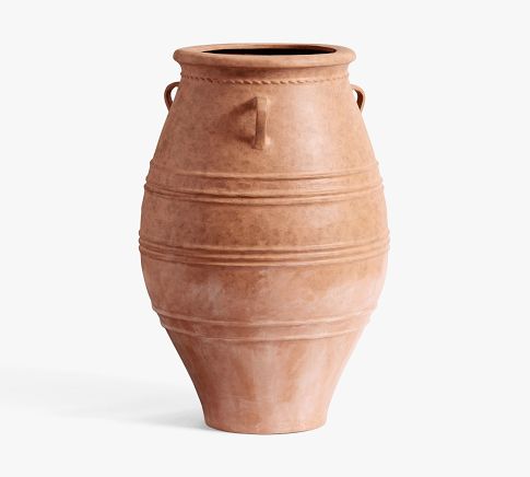 Sienna Terracotta Planter, Olive Jar