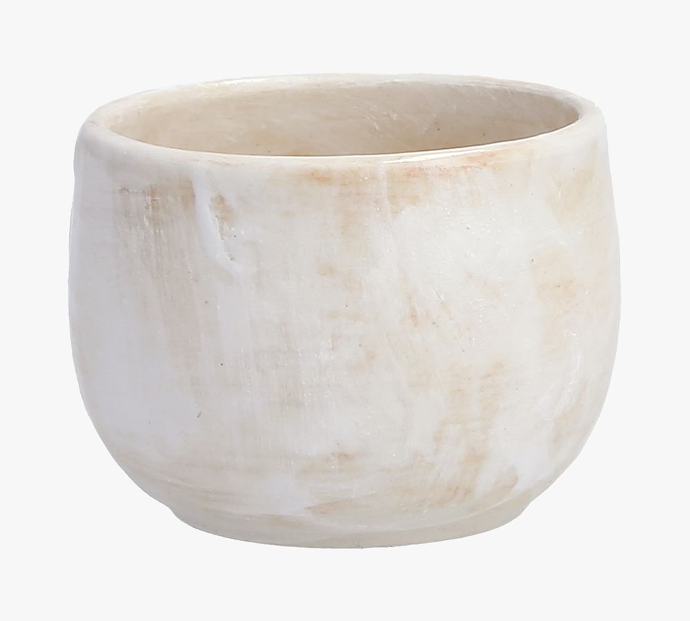 Stoneware Espresso Cups - Set of 4 - White