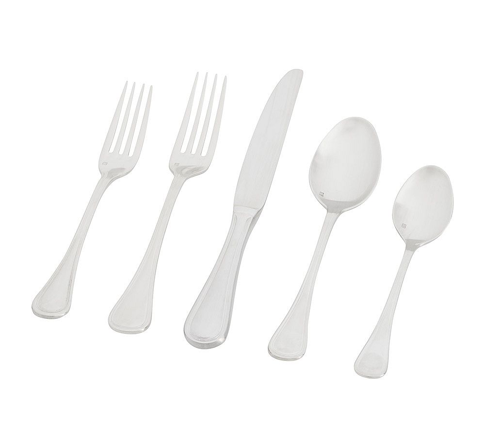 Katherine Stainless Steel Flatware - 42-Piece, Mirror Finish