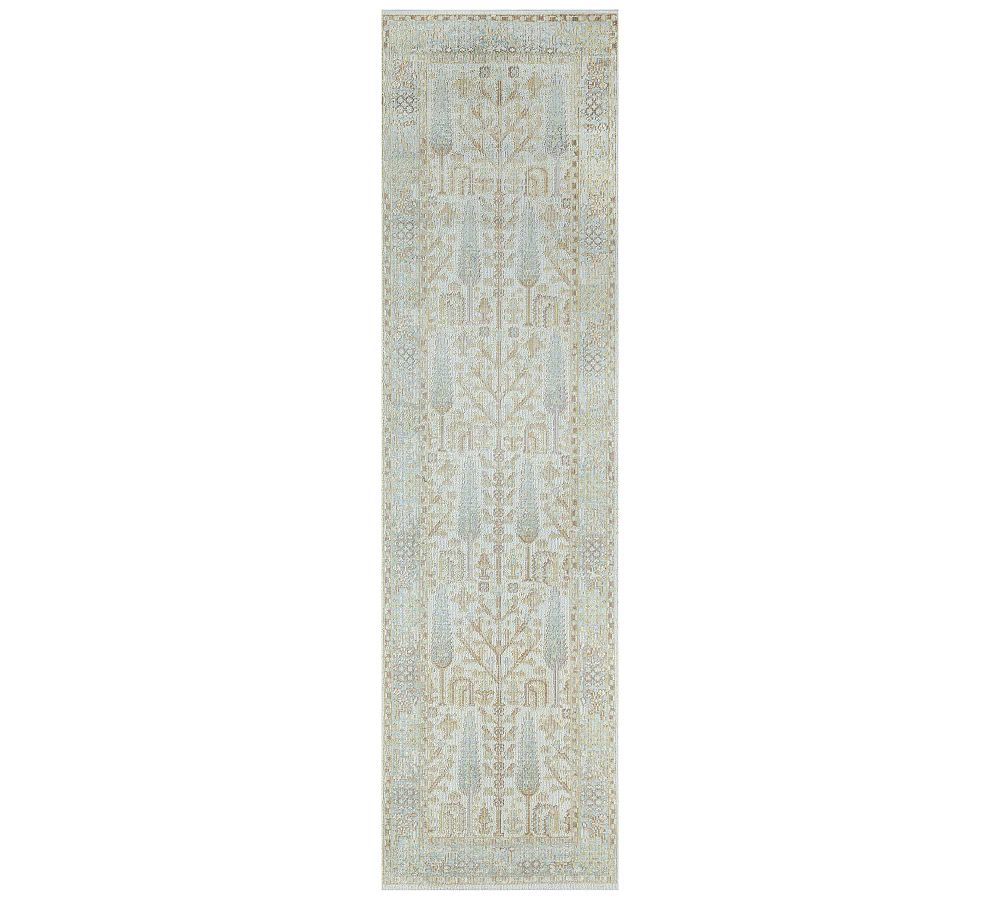 Remona Performance Synthetic Rug - Ivory, 2'7" x 8' Runner