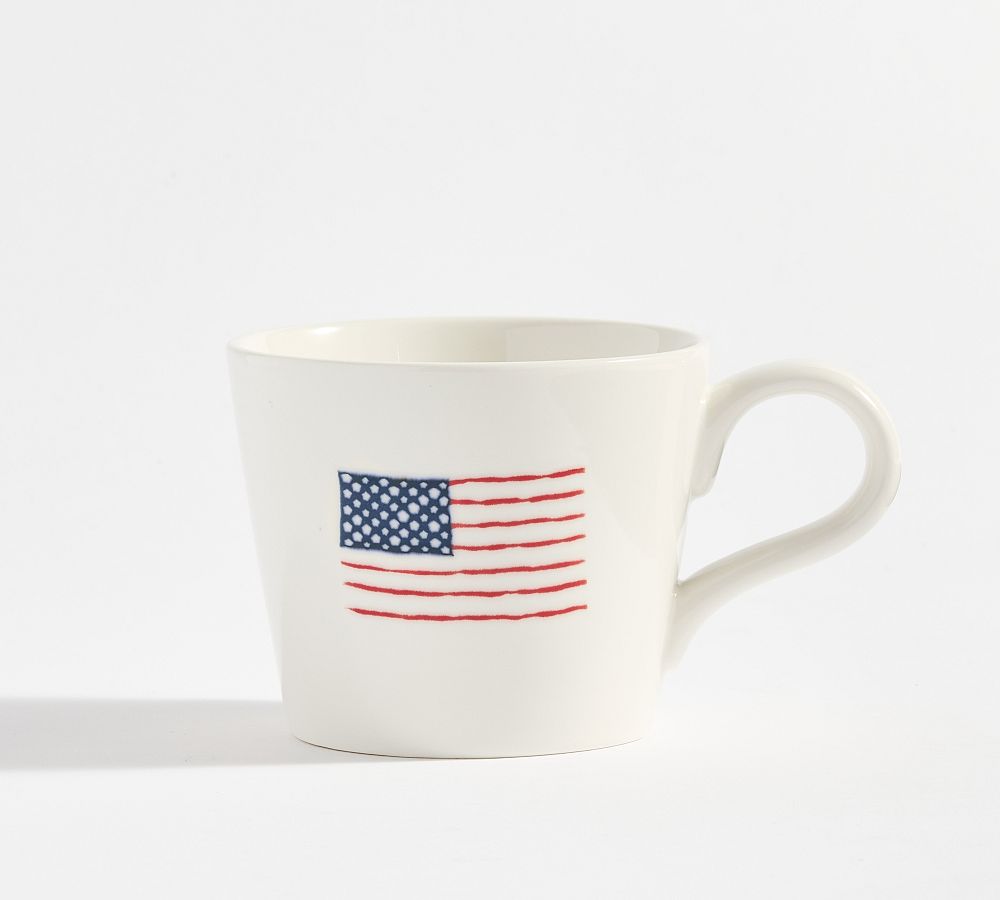 American Flag Stoneware Mug - Single - Multi