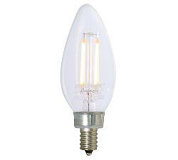 LED Filament Torpedo 25 Watt Equivalent Light Bulb, Pack of 4