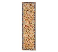 Open Box: Eva Hand-Tufted Wool Persian-Style Rug, 2.5' x 9' - Cool