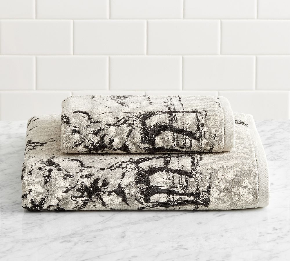 Rustic Forest Towel - Natural, Hand