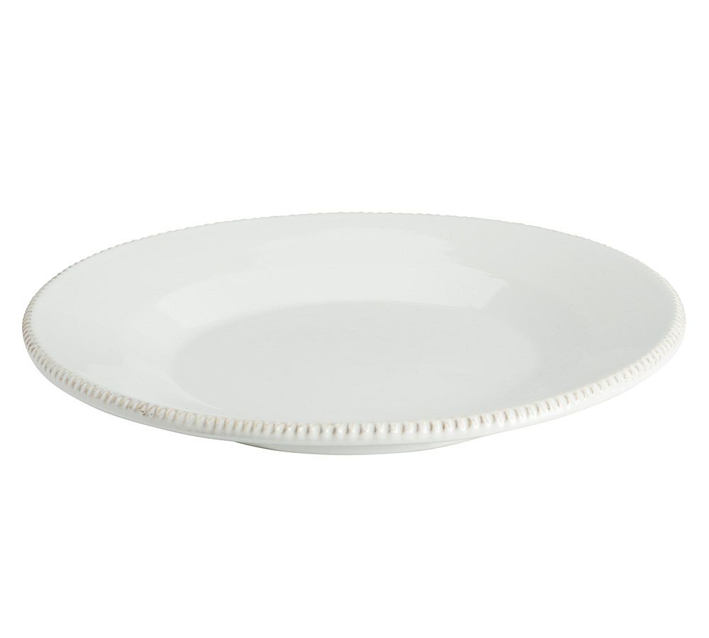 Gabriella Stoneware Salad Plates - Set of 4 - Set of 4 - White