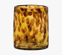 Open Box: Tortoise Double Old Fashioned Glasses, Set of 4