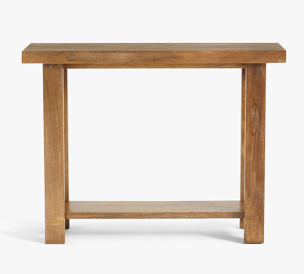 Reed Console Table (40") - Antique Umber