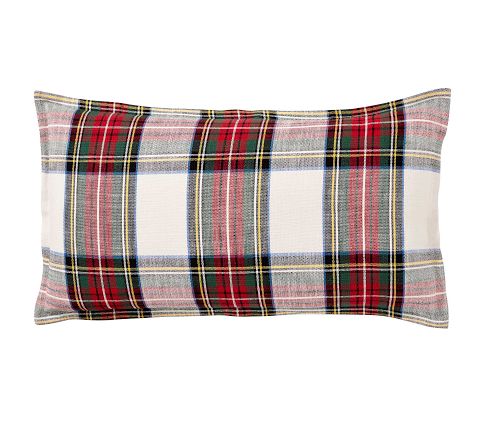 Stewart Plaid Cotton Sham, Multi, King