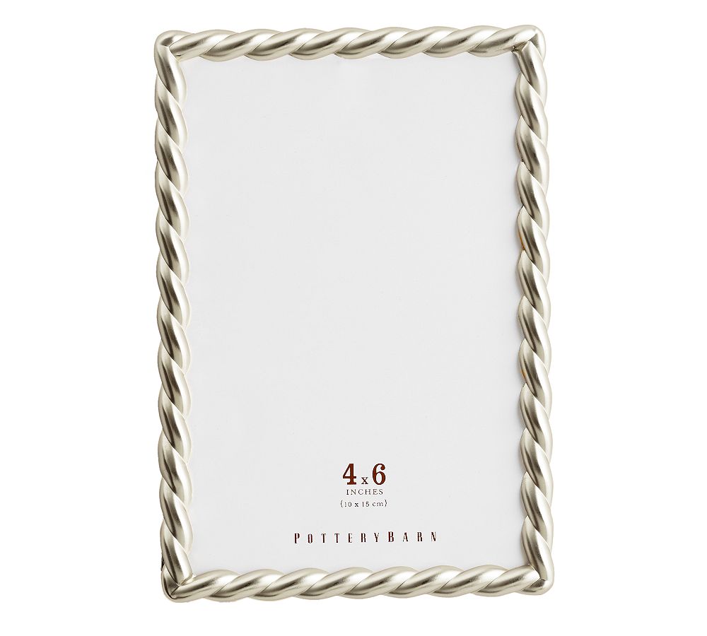 Rope Frames - Silver - 4 x 6"