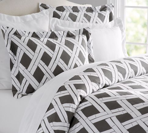 Cera Trellis Print Duvet Cover