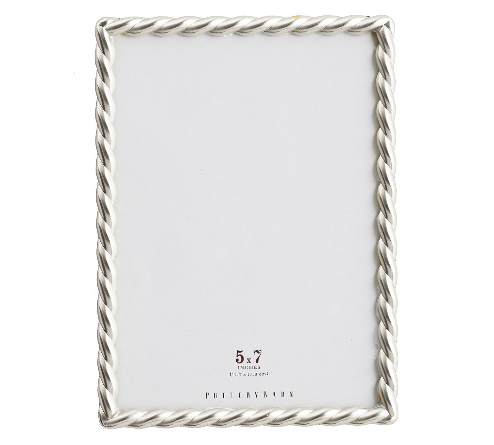 Rope Frames - Silver - 5 x 7"