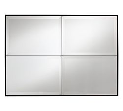 Brinkley Mirror, 30 x 42", Black