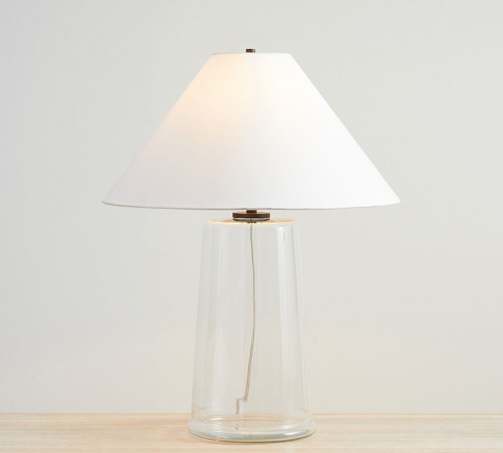 Avalon Recycled Glass Table Lamp (22"-27") - Large