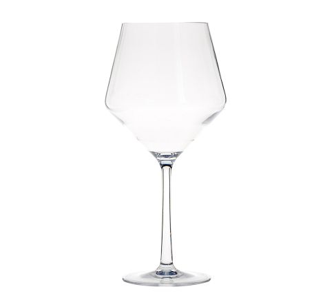 Happy Hour Outdoor Stemmed Wine Glasses, Set of 4 - Clear