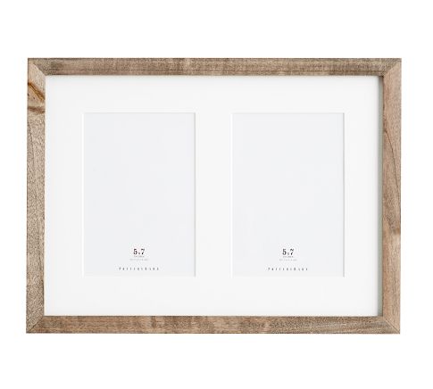 Wood Gallery 2-Opening Frame - 5x7