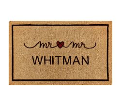 Personalized Marriage Heart Doormat - Thumbnail 2