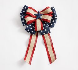 Liberty Outdoor Burlap Bow