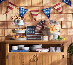 Liberty Burlap Party Banner