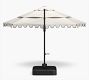 Premium 13' Round Portofino Cantilever Outdoor Patio Umbrella - Rustproof Aluminium Frame with Base