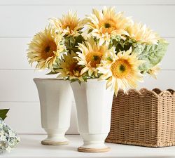 Ceramic Faceted Vase Collection