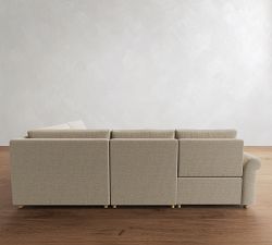 Westwood Roll Arm Reversible Power Reclining Sectional (122")