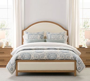 Vintners Upholstered Bed | Pottery Barn