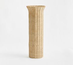 Rattan Floor Vase