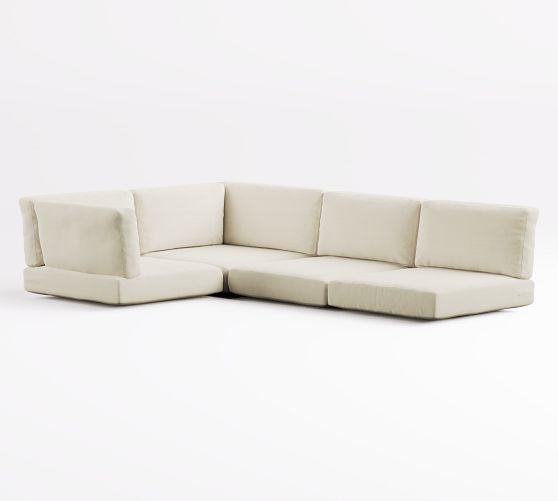 Huntington Outdoor Furniture Cushion Covers - Square Arm Sectionals