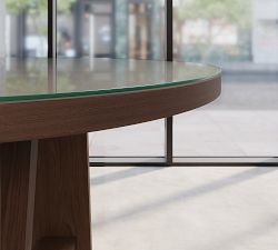 Keaton Elliptical Glass Communal Table Top