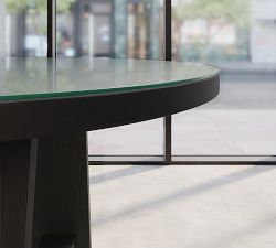 Keaton Elliptical Glass Communal Table Top