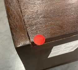 Open Box: Cayman Nightstand without Glass Top (27") - Coffee Bean