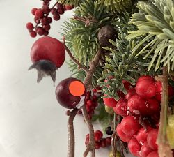 Open Box: Faux Lit Mixed Berry Tree (2')