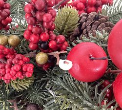 Open Box: Faux Lit Mixed Berry Tree (2')