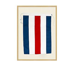 Open Box: Framed Nautical Flag (18.25" x 25.25") - C
