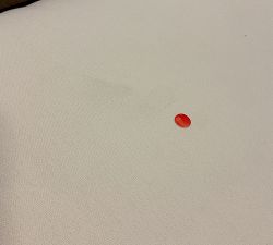 Open Box: Kostas Wicker Outdoor Sectional Ottoman with High Performance Cushion - Sand