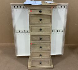 Open Box: Livingston Standing Floor Jewelry Organizer (38"H) - Seadrift