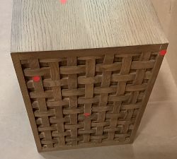 Open Box: Mayfair Square Side Table (24") - Weathered Umber