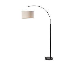 Open Box: Payton Metal Arc Floor Lamp (74") - Black