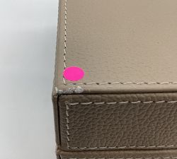 Open Box: Quinn Jewelry Box, Foil Debossed, Large - Fawn